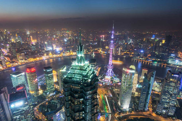 Shanghai from sky